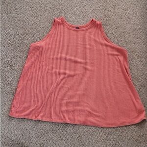 Women’s Ribbed Coral Tank Top